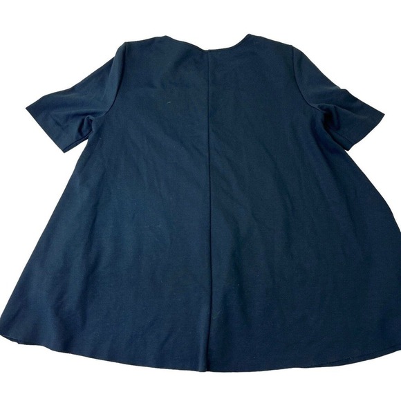 COS Navy Blue Tunic Top Size XS A Line Short Sleeve Trapeze - Picture 8 of 10